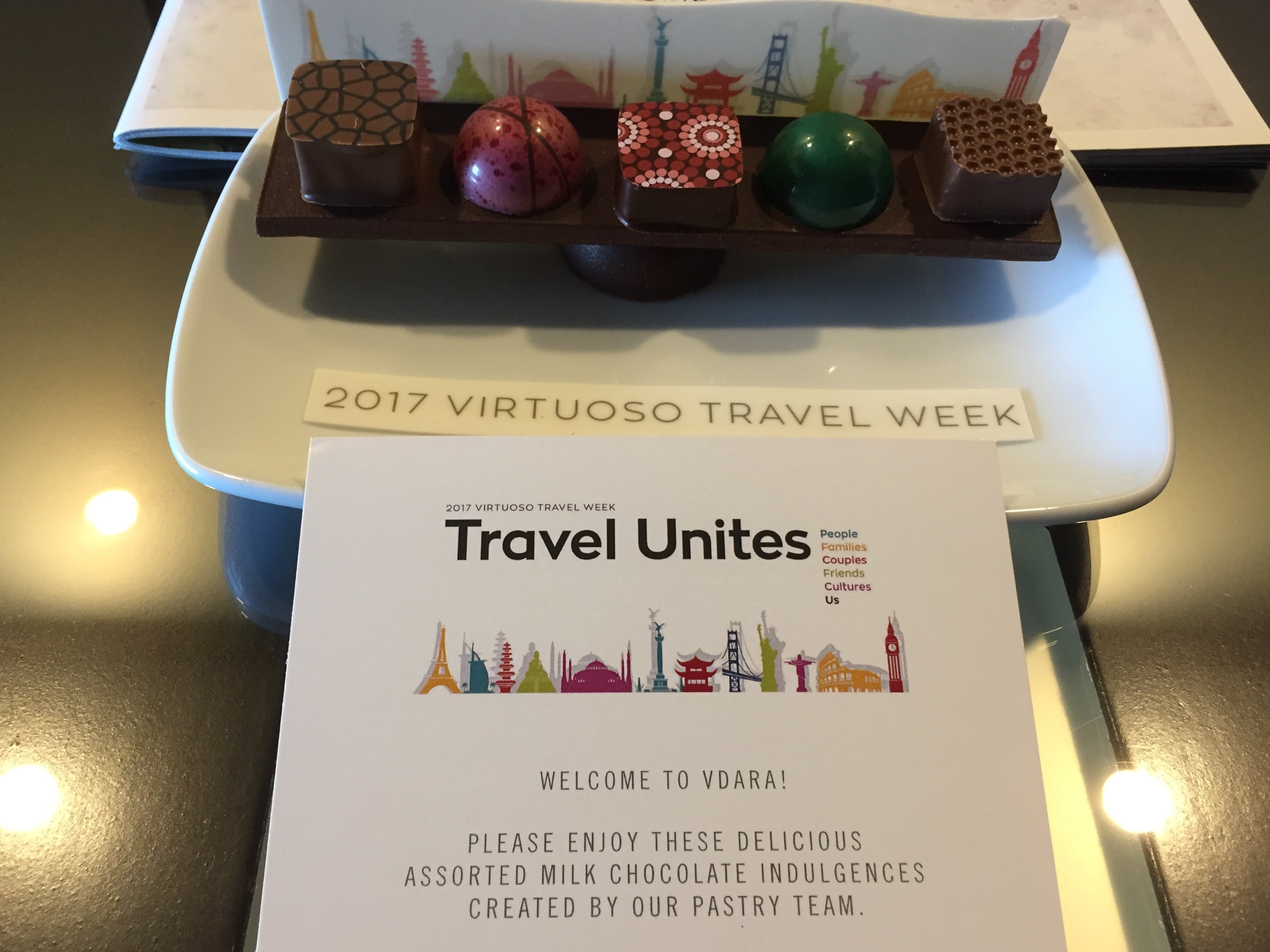 virtuoso travel week chocolates