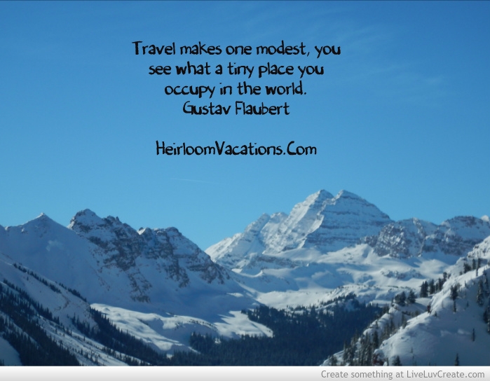 mountains with quote