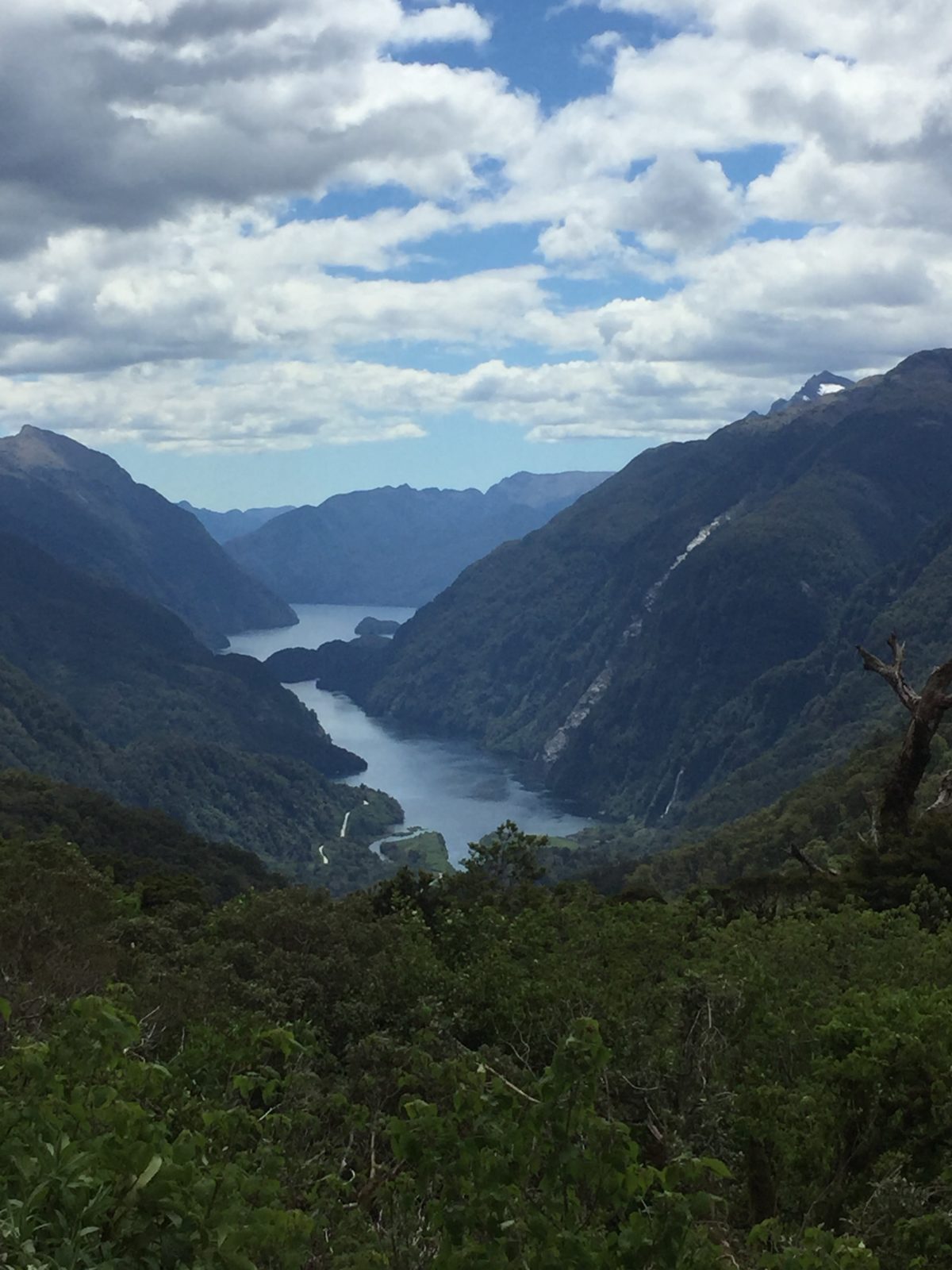 mountains and water view