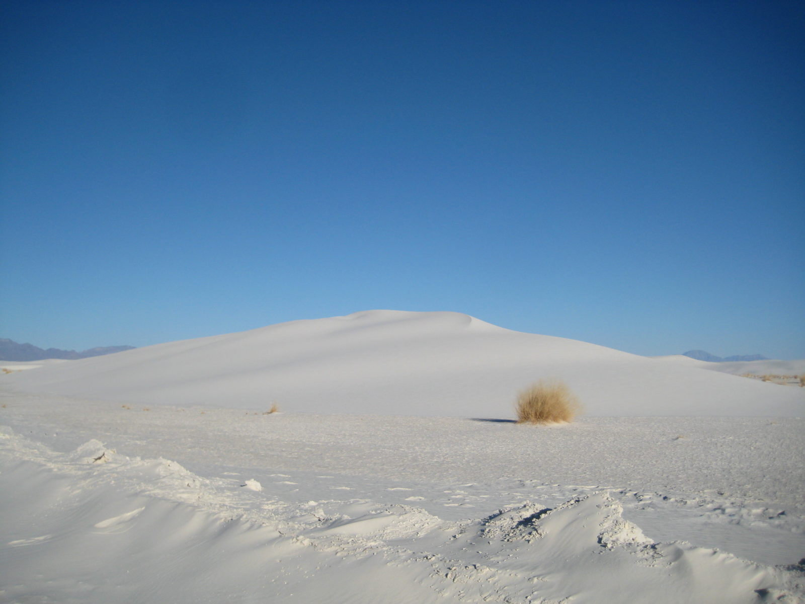 white sand dune new mexico