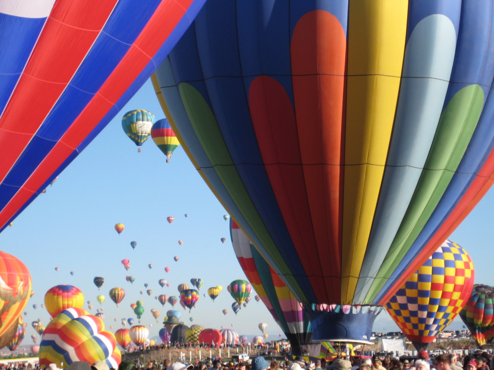 hot air balloons