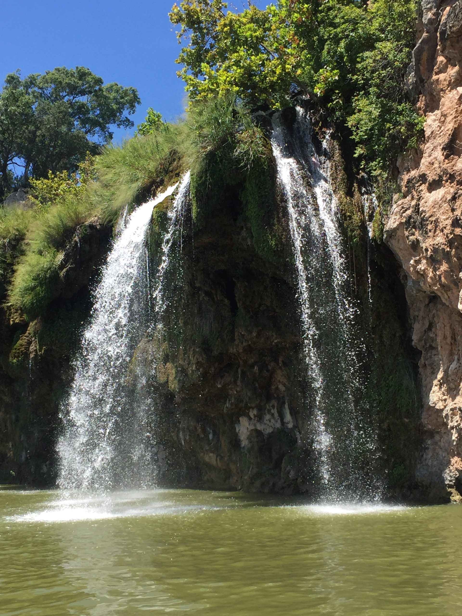 waterfall in texas