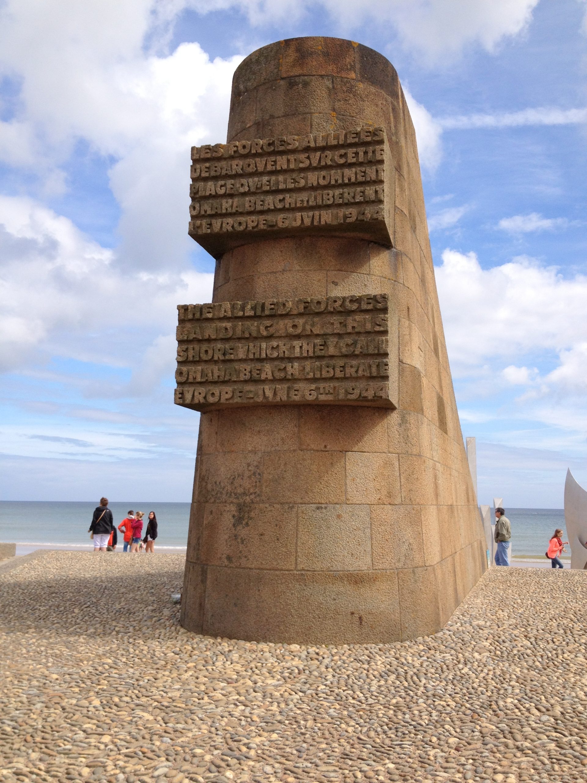 stone memorial in France