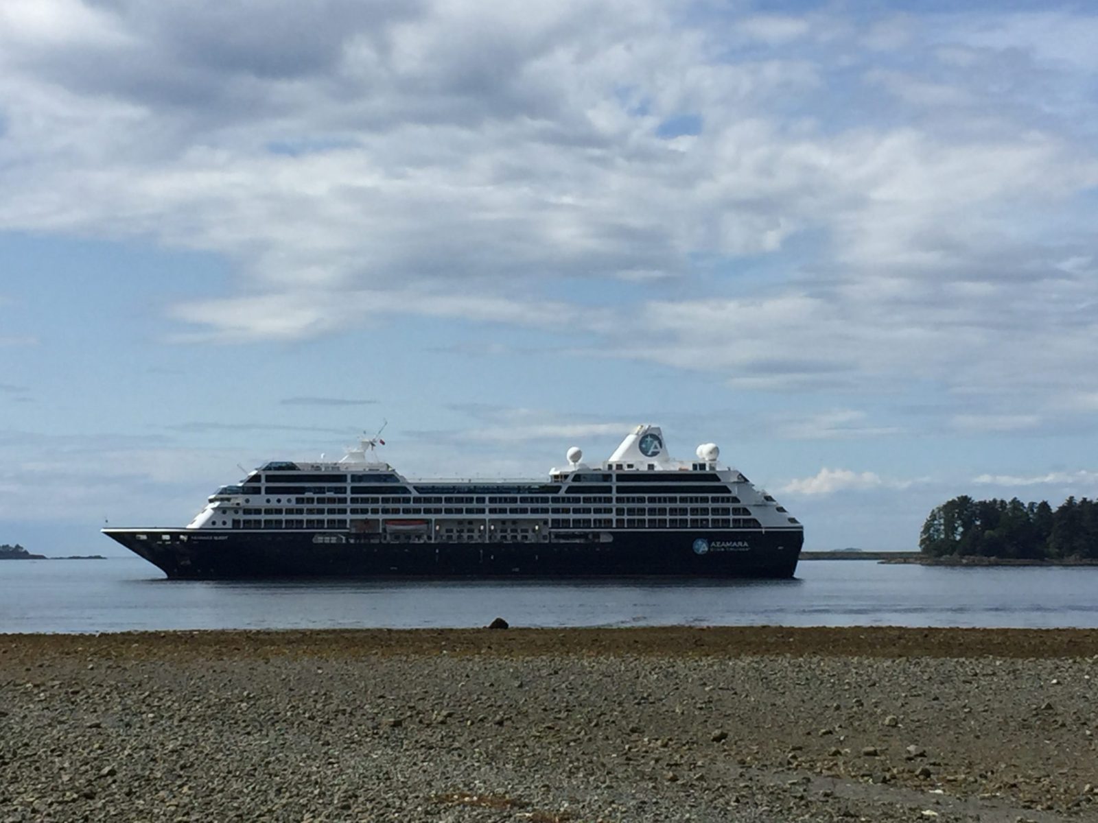 Azamara Cruise Ship in Alaska