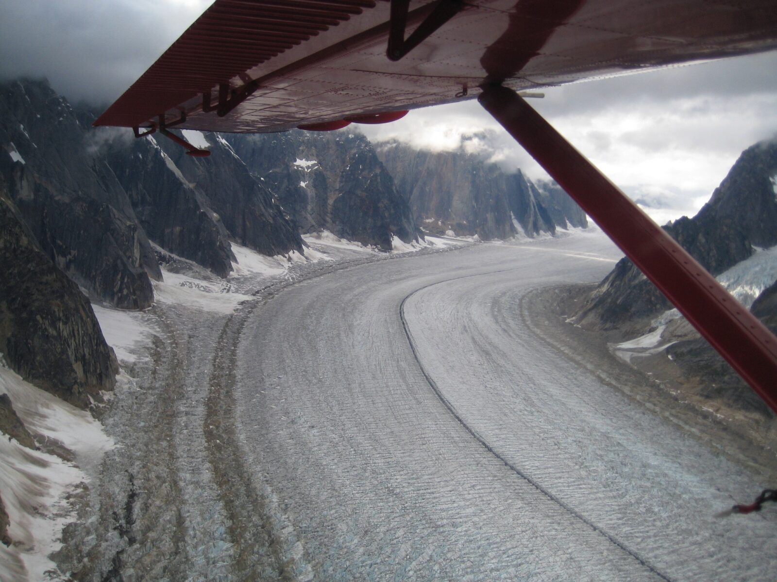 Flight over Glacier-Alaska