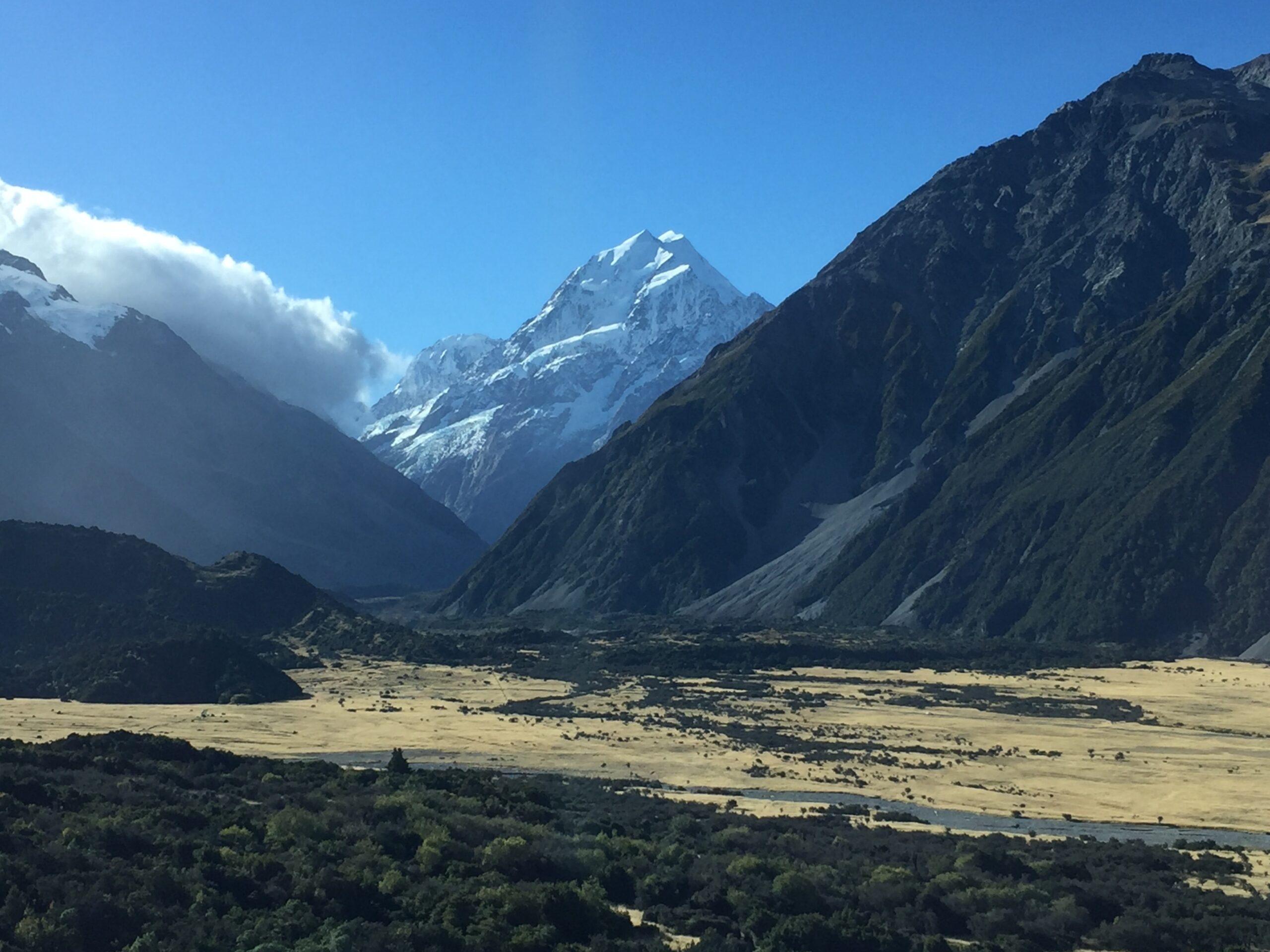 View of Mt Cook/Aoraki NZ