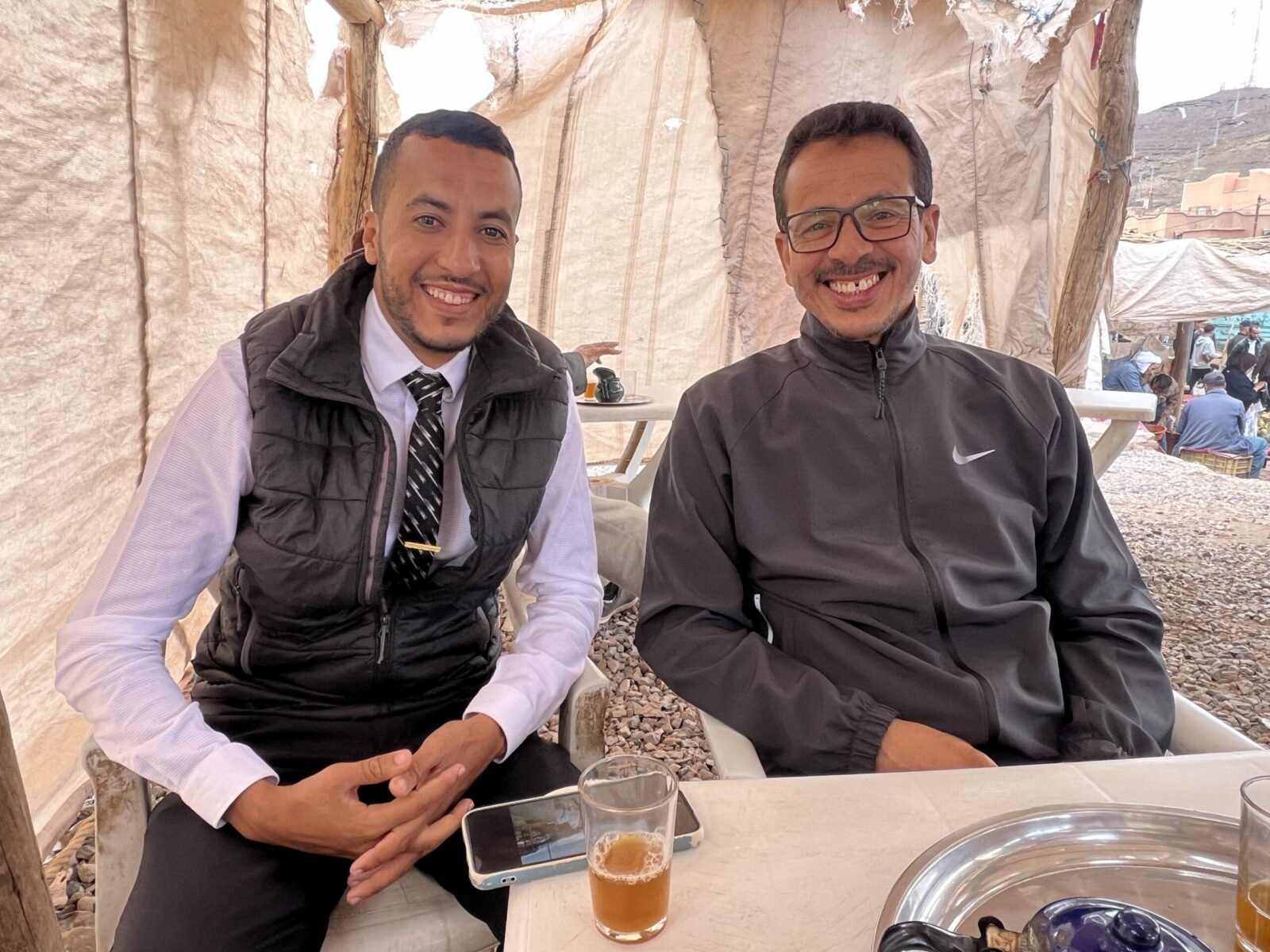 two men guides in Morocco